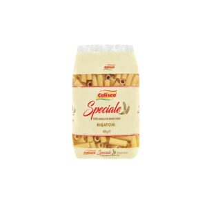Pasta Rigatoni Speciale (Mostaccioli) - 400Gr - COLISEO - ALIMENTOS