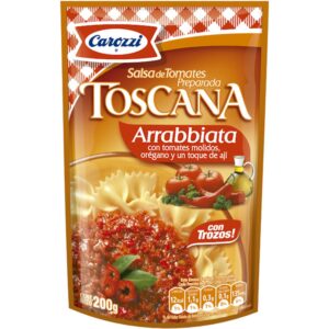 Salsa Toscana  Arrabbiata   200 Gr. - CAROZZI - ALIMENTOS